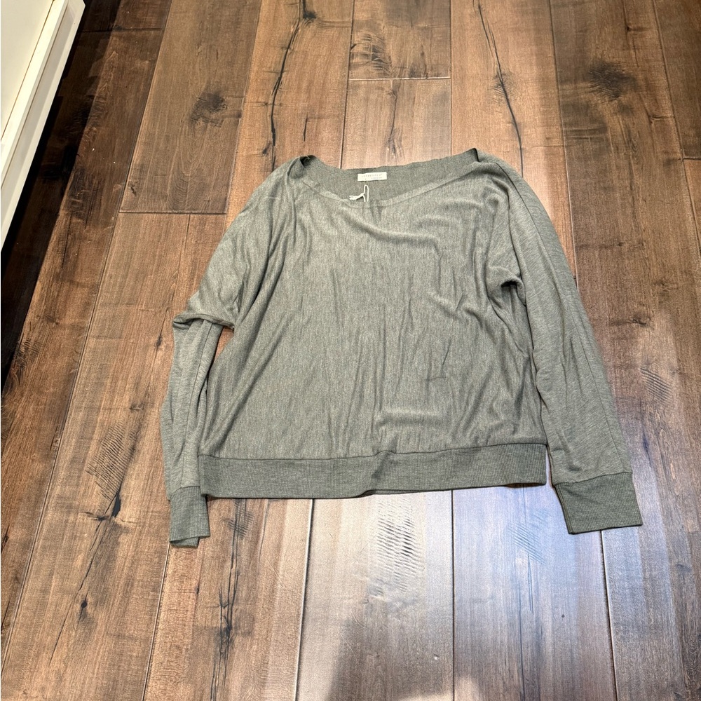 Lovestitch Gray Long Sleeve Top
